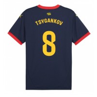 Camiseta Girona Viktor Tsyhankov #8 Visitante Equipación 2024-25 manga corta